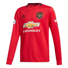 Load image into Gallery viewer, Anthony Martial Manchester United adidas Youth 2019/20 Home Replica Long Sleeve Player Kow Jersey – Red