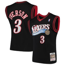 Load image into Gallery viewer, Allen Iverson Philadelphia 76ers Hardwood Classics Swingman Kow Jersey