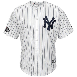 Aaron Judge 99 New York Yankees White/Navy 2019 London Series Cool Base Player Kow Jersey