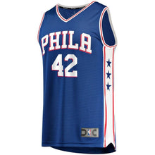 Load image into Gallery viewer, Al Horford Philadelphia 76ers 2019/20 Fast Break Replica Kow Jersey Royal – Icon Edition