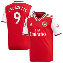 Load image into Gallery viewer, Alexandre Lacazette Arsenal adidas Youth 2019/20 Home Replica Player Kow Jersey – Red