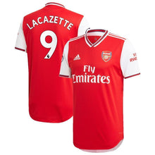 Load image into Gallery viewer, Alexandre Lacazette Arsenal adidas 2019/20 Home Authentic Player Kow Jersey – Red