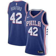 Load image into Gallery viewer, Al Horford Philadelphia 76ers Royal 2019/20 Swingman Kow Jersey – Icon Edition