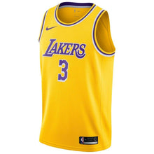 Load image into Gallery viewer, Anthony Davis Los Angeles Lakers Gold 2019/20 Swingman Kow Jersey – Icon Edition