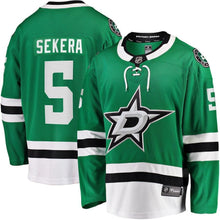 Load image into Gallery viewer, Andrej Sekera 5 Dallas Stars Kelly Green Breakaway Home Player Kow Jersey
