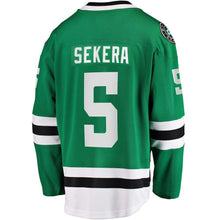 Load image into Gallery viewer, Andrej Sekera 5 Dallas Stars Kelly Green Breakaway Home Player Kow Jersey