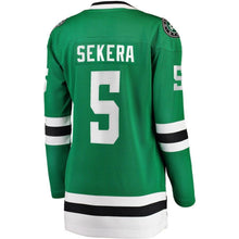 Load image into Gallery viewer, Andrej Sekera 5 Dallas Stars Women's Kelly Green Breakaway Home Player Kow Jersey