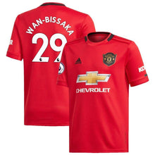 Load image into Gallery viewer, Aaron Wan-Bissaka Manchester United adidas Youth 2019/20 Home Replica Player Kow Jersey – Red