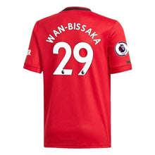 Load image into Gallery viewer, Aaron Wan-Bissaka Manchester United adidas Youth 2019/20 Home Replica Player Kow Jersey – Red