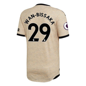 Aaron Wan-Bissaka Manchester United adidas 2019/20 Away Authentic Player Kow Jersey - Tan