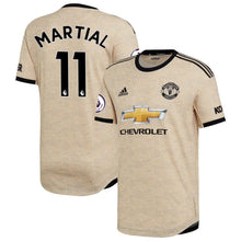 Load image into Gallery viewer, Anthony Martial Manchester United adidas 2019/20 Away Authentic Player Kow Jersey - Tan