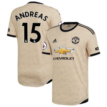 Load image into Gallery viewer, Andreas Pereira Manchester United adidas 2019/20 Away Authentic Player Kow Jersey - Tan