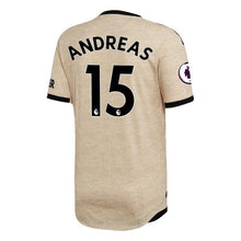 Load image into Gallery viewer, Andreas Pereira Manchester United adidas 2019/20 Away Authentic Player Kow Jersey - Tan