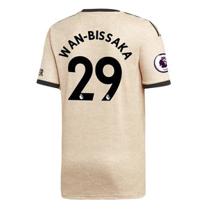 Aaron Wan-Bissaka Manchester United adidas 2019/20 Away Replica Player Kow Jersey - Tan