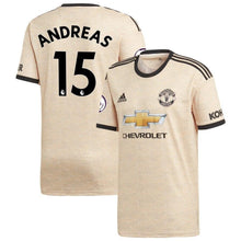 Load image into Gallery viewer, Andreas Pereira Manchester United adidas Youth 2019/20 Away Replica Player Kow Jersey - Tan