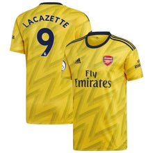 Load image into Gallery viewer, Alexandre Lacazette Arsenal adidas 2019/20 Away Replica Player Kow Jersey – Yellow