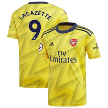 Load image into Gallery viewer, Alexandre Lacazette Arsenal adidas Youth 2019/20 Away Replica Player Kow Jersey – Yellow