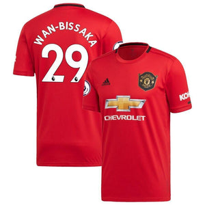 Aaron Wan-Bissaka Manchester United 2019/20 Home Replica Player Kow Jersey – Red