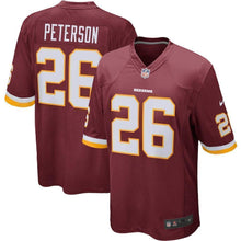 Load image into Gallery viewer, Adrian Peterson Washington Redskins Game Kow Jersey